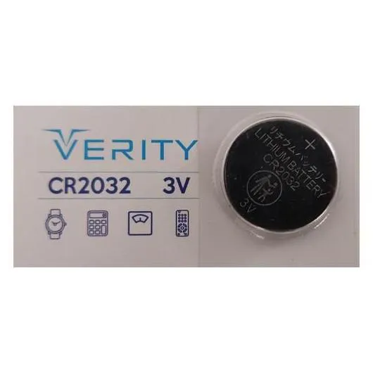 باتری سکه ای CR 2032 مارک وریتی Verity بسته 1 عددی