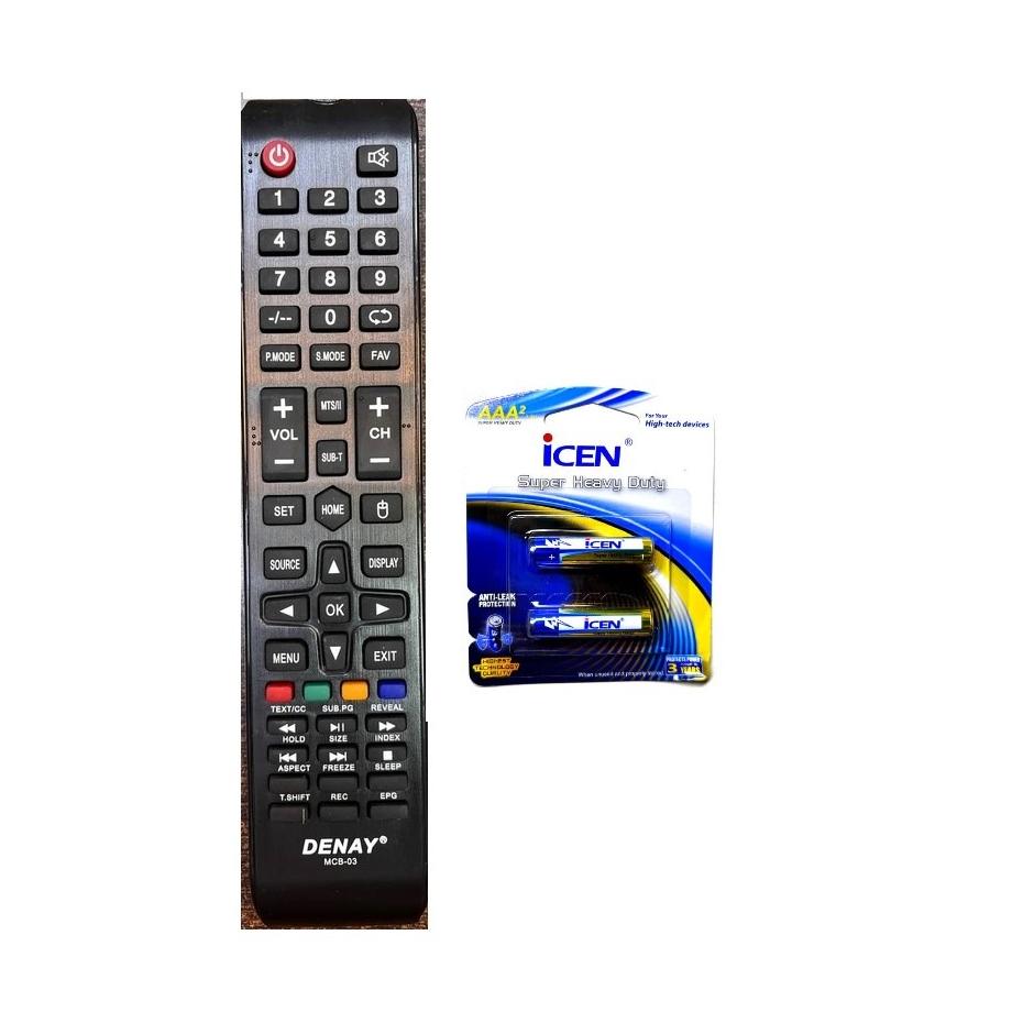 کنترل تلویزیون دنای مدل MCB-03 دکمه موس با باتری