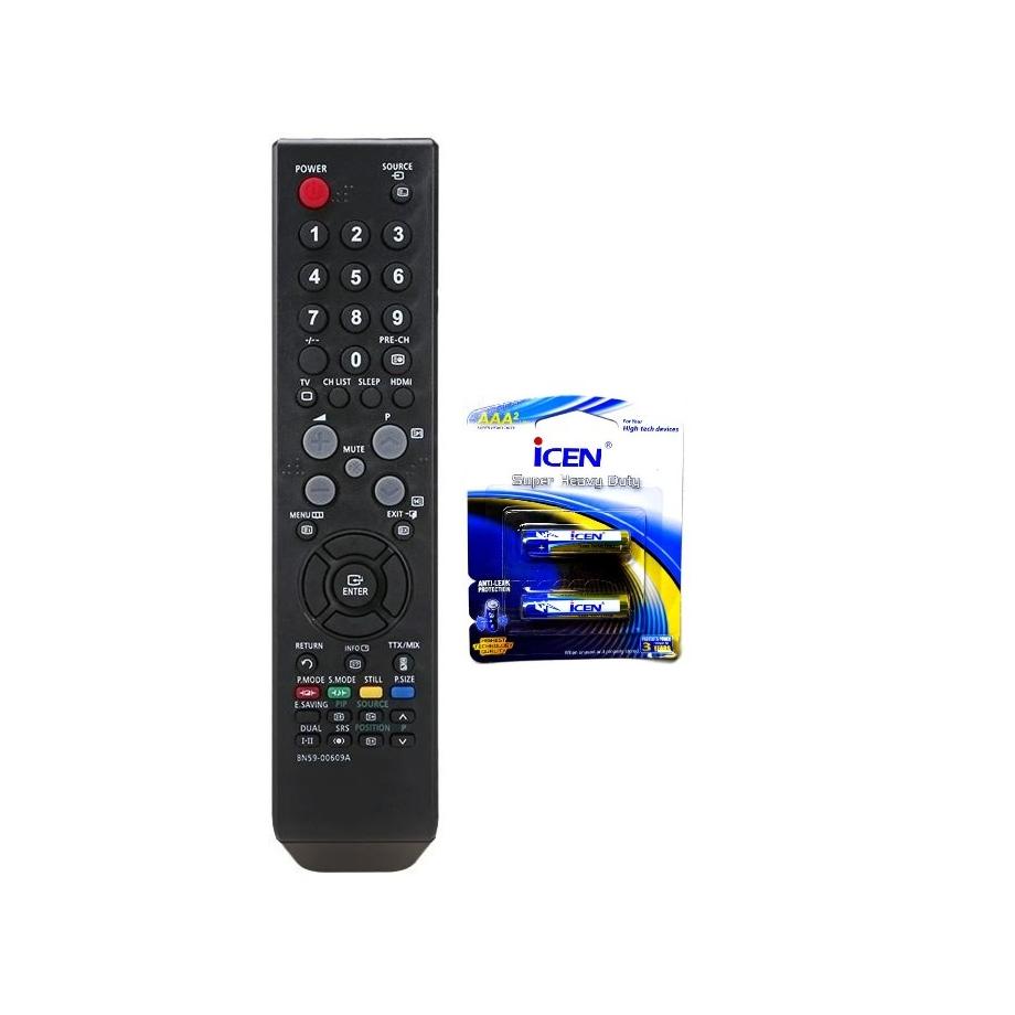کنترل تلویزیون سامسونگ BN59 00609A با باتری