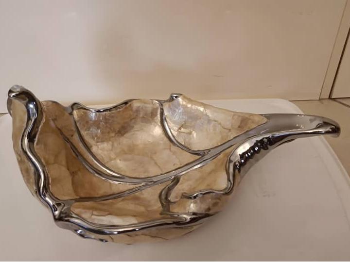 ضرف زیبای شکلات یا اجیل خوری شیشهای