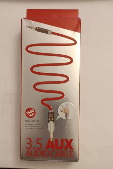 1/5 متری ای یو اکس کابل صوتی 3.5 AUX AUDIO CABLE