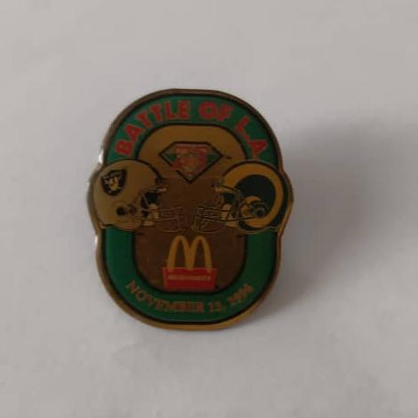 دکمه یادبود بازی فوتبال امریکایی شهر لوس آنجلس