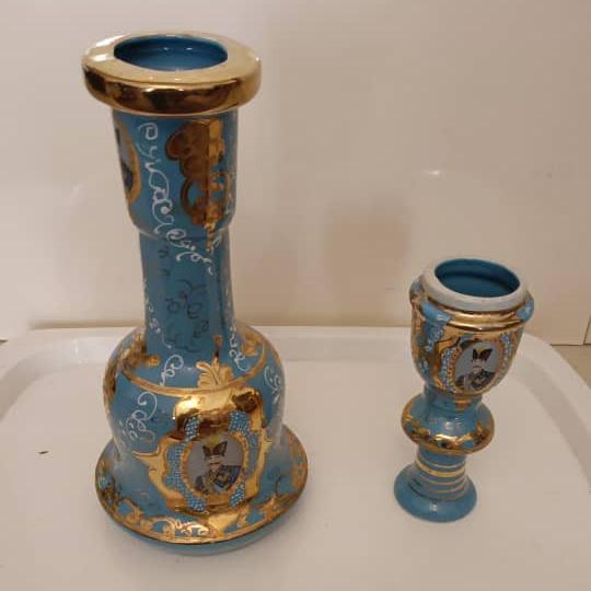 تنگ و جام زیبای قدیمی اب طلا، شاه عباس کبیر