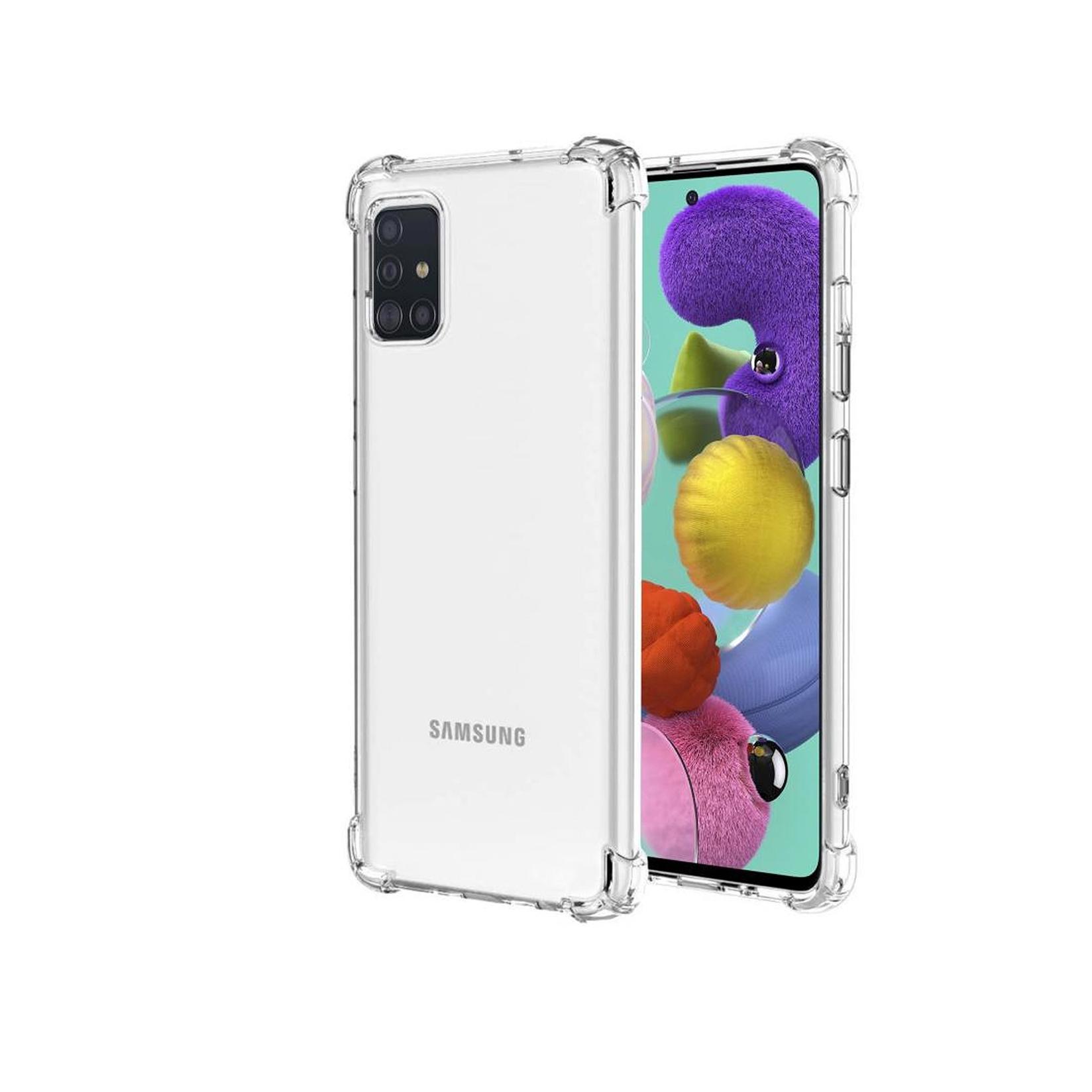 کاور مدل شفاف مناسب برای موبایل سامسونگ A51