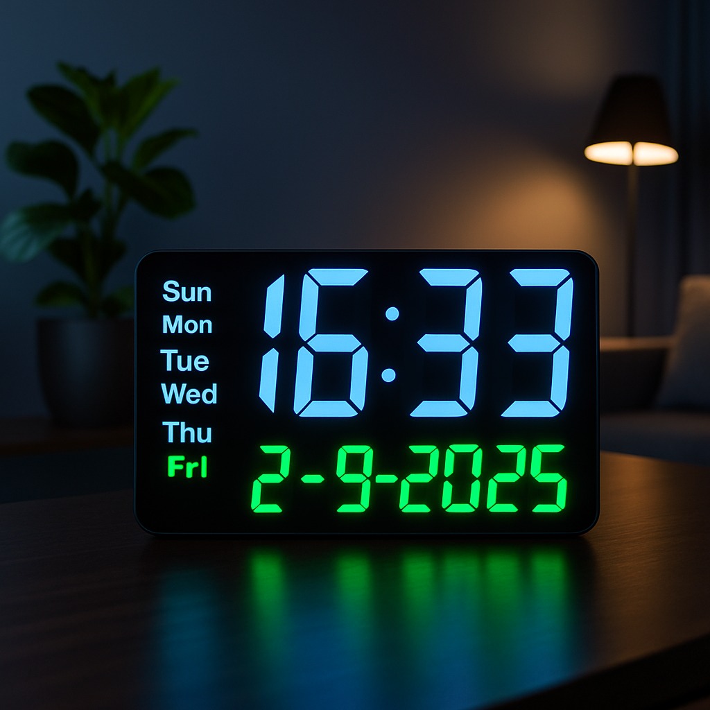 ساعت دیجیتال دیواری و رومیزی LED مدل 2204