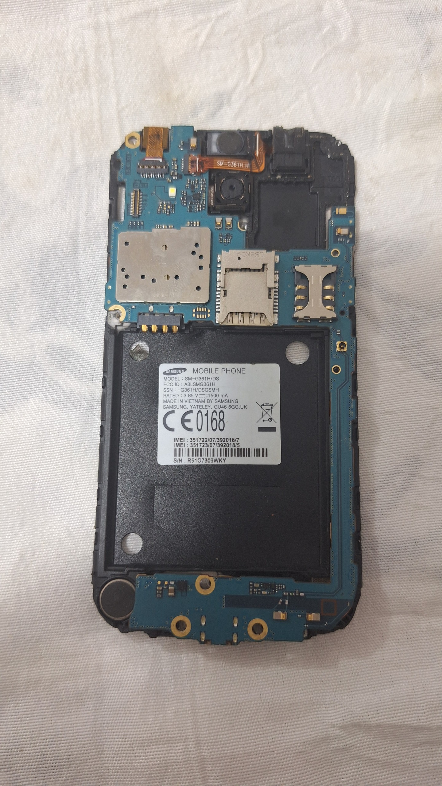 برد گوشی g361سامسونگ