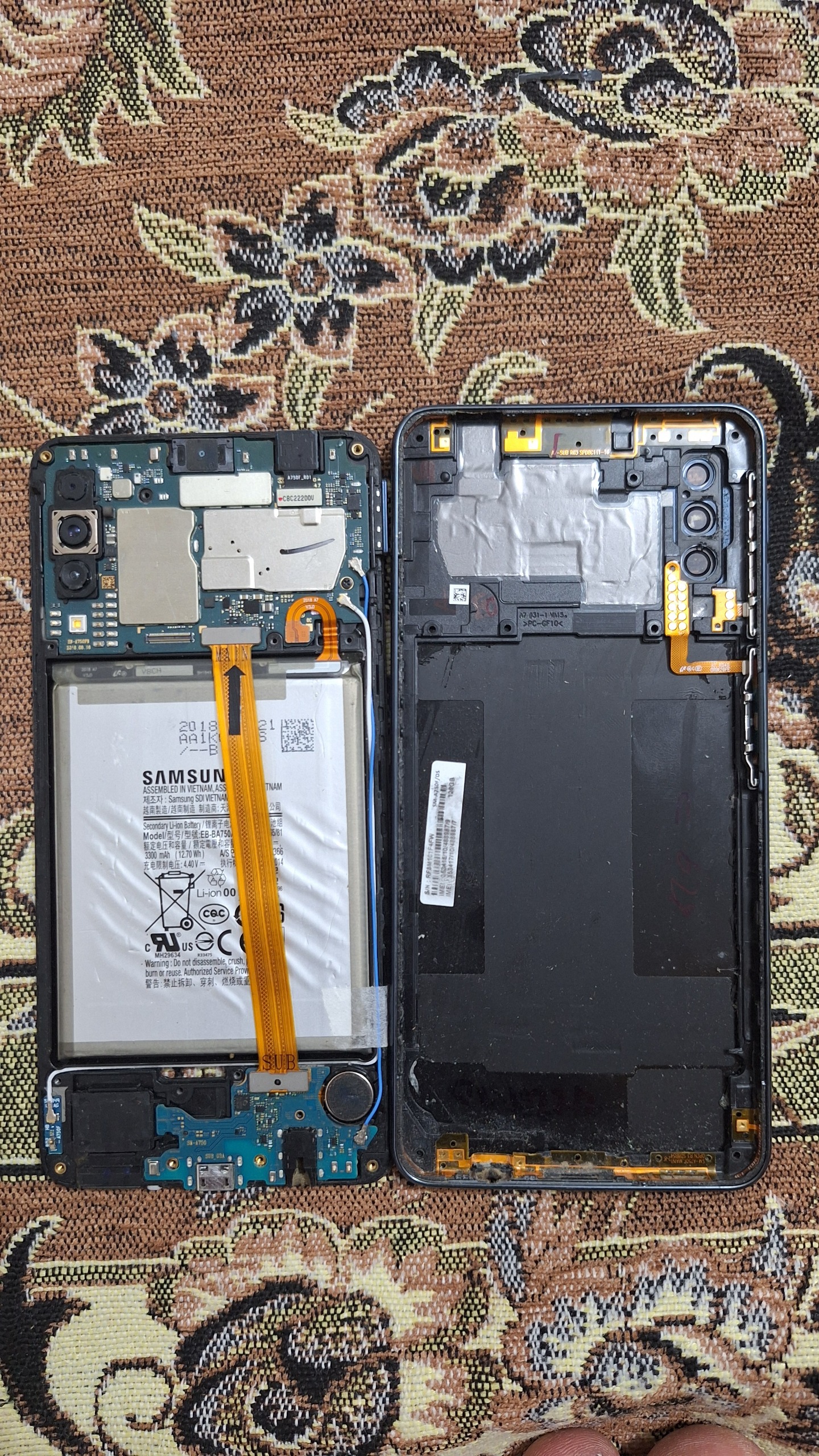 مین برد سامسونگ a750