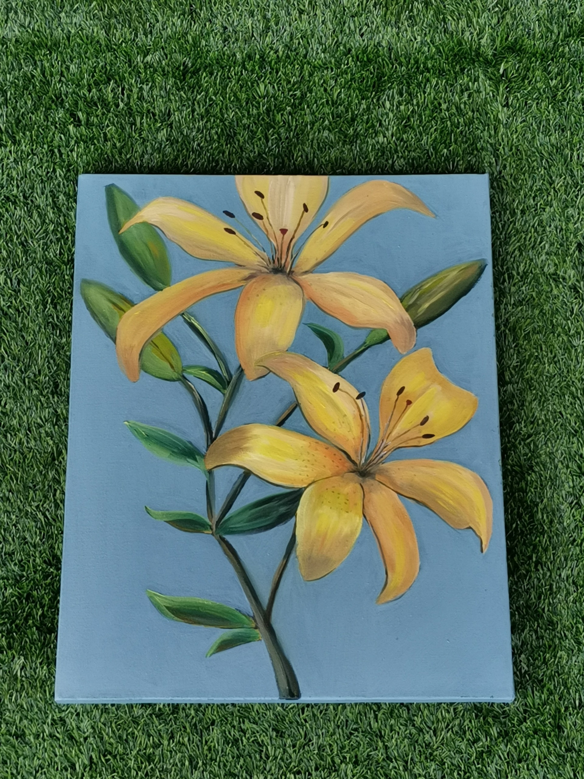 طلوع فیروزه (نقاشی رنگ روغن)