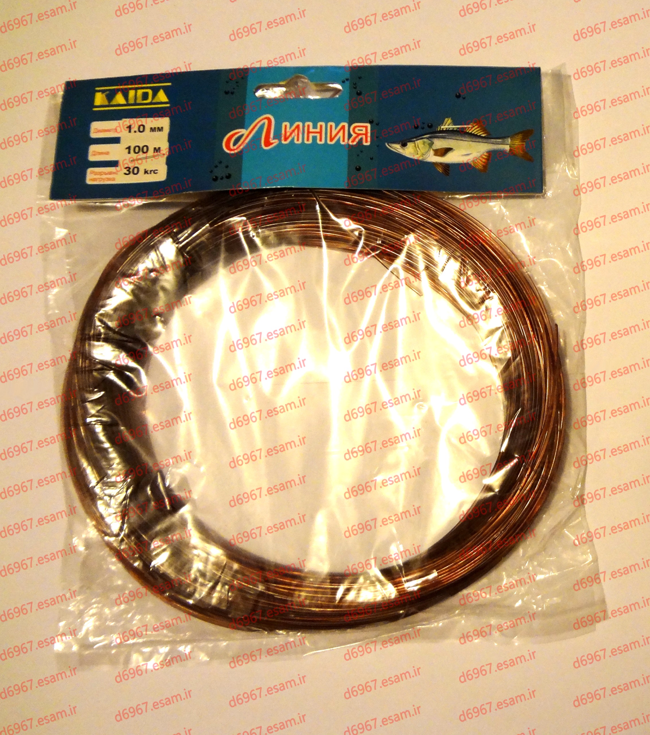 نخ ماهیگیری کایدا KAIDA سایز 0.100 متراژ 100 متری