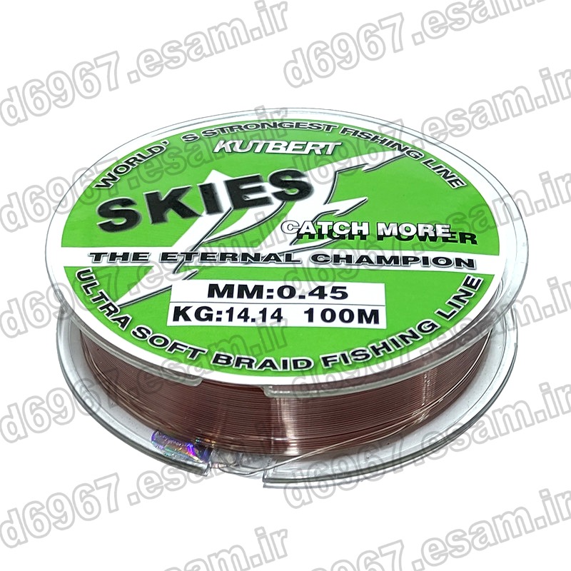 نخ ماهیگیری سایز 0.60 اساکیز SKIES متراژ 100 متری