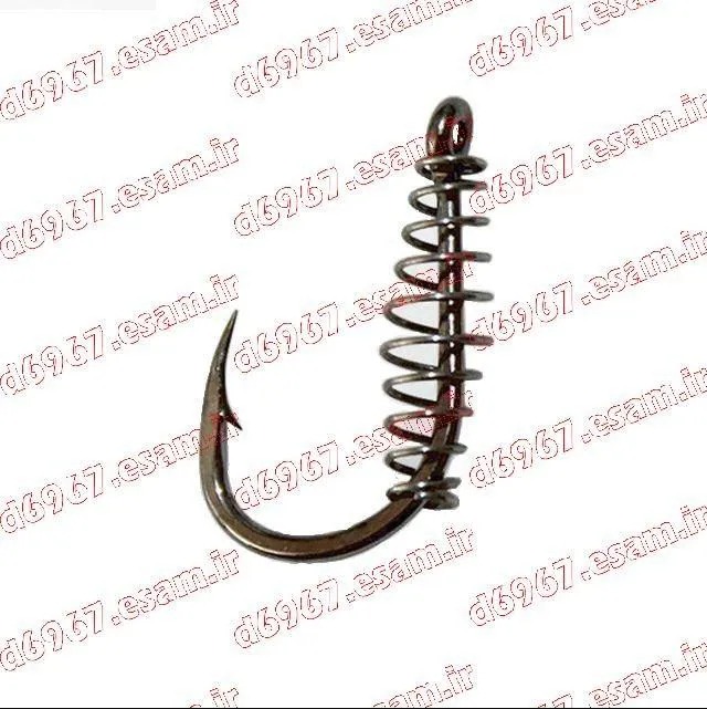 قلاب ماهیگیری فنردار (5عددی) مدل SPRNG HOOK
