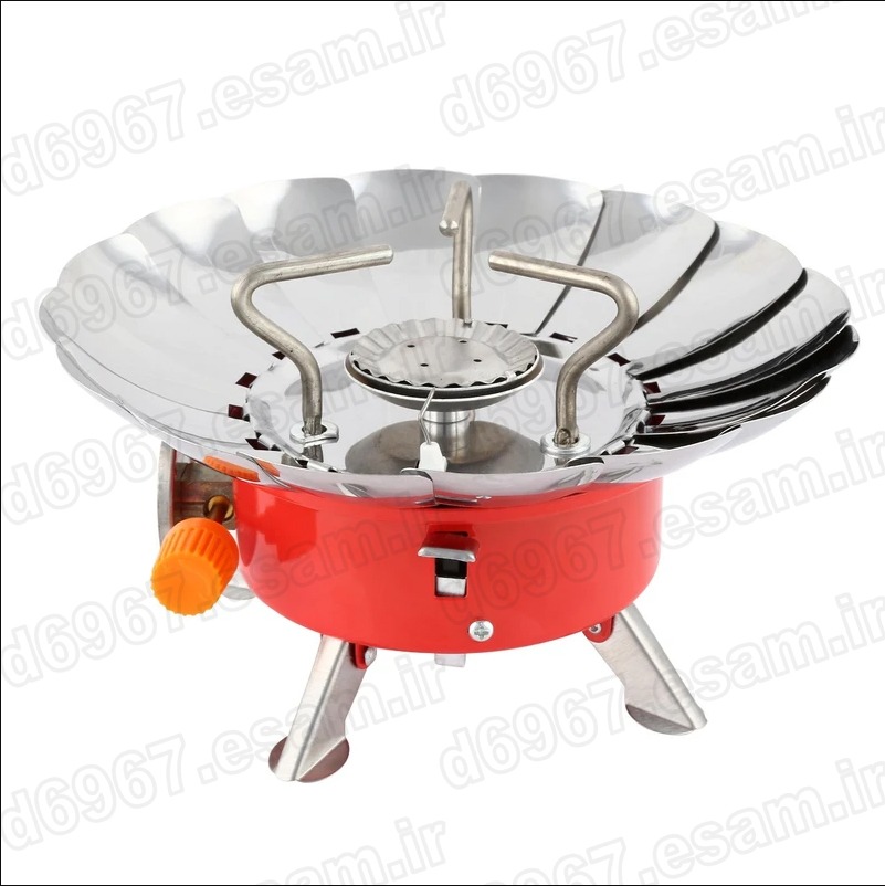 اجاق سفری دارای محافظ باد (بادگیر)