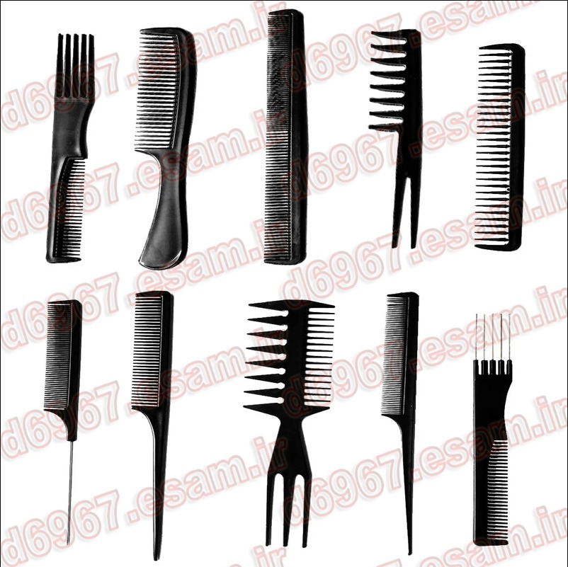 ست شانه مو مجموعه 10 عددی