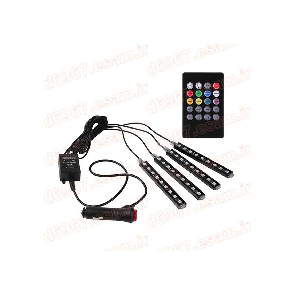 کیت نورپردازی داخل اتاق ماشین زیر پا - فندکی