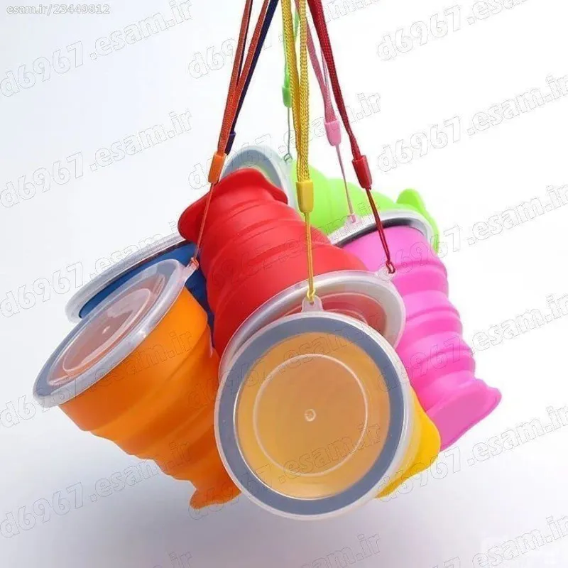 لیوان سیلیکونی تاشو کوهنوردی