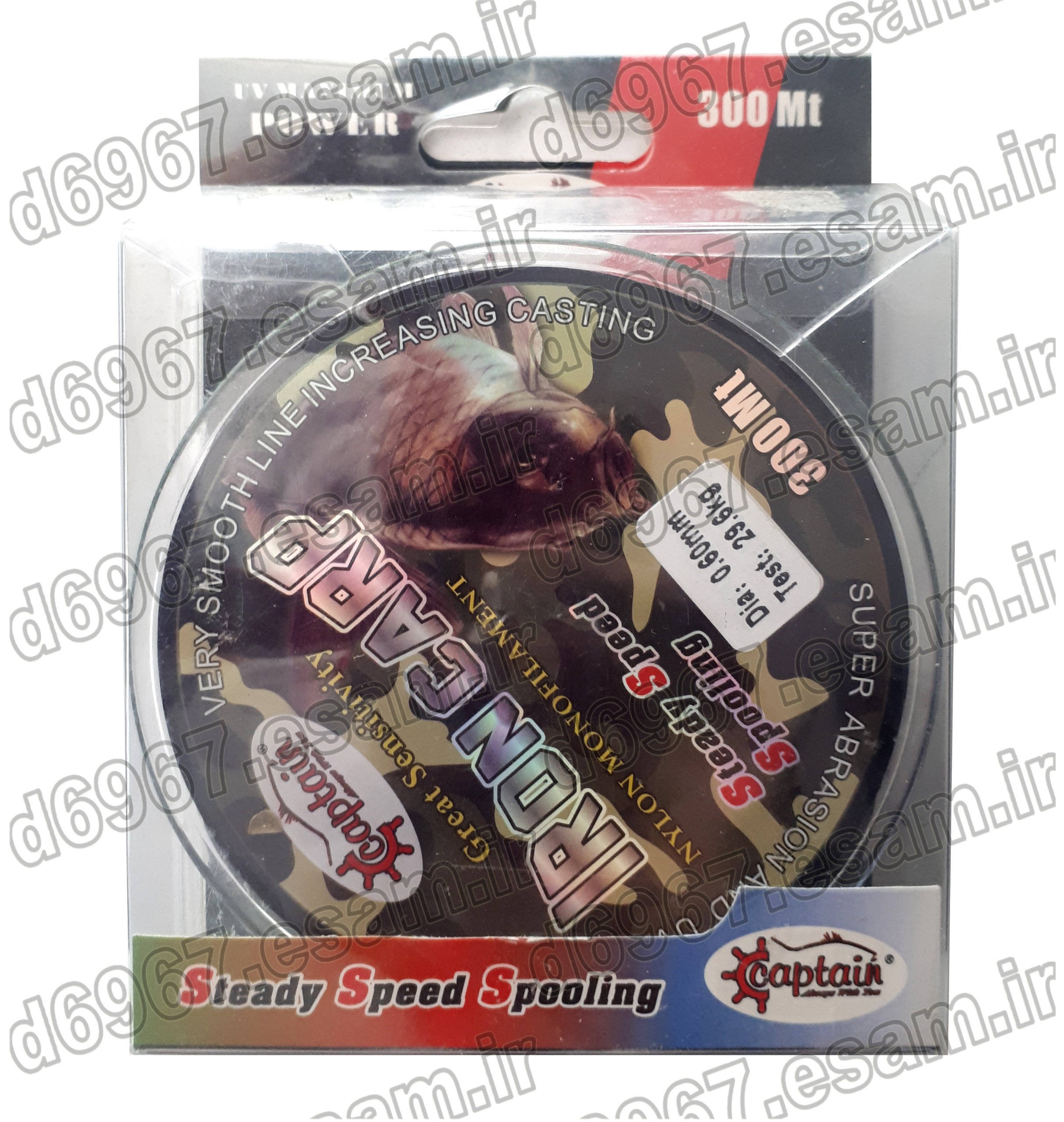 نخ ماهیگیری کاپیتان 300 متری سایز 0.60mm