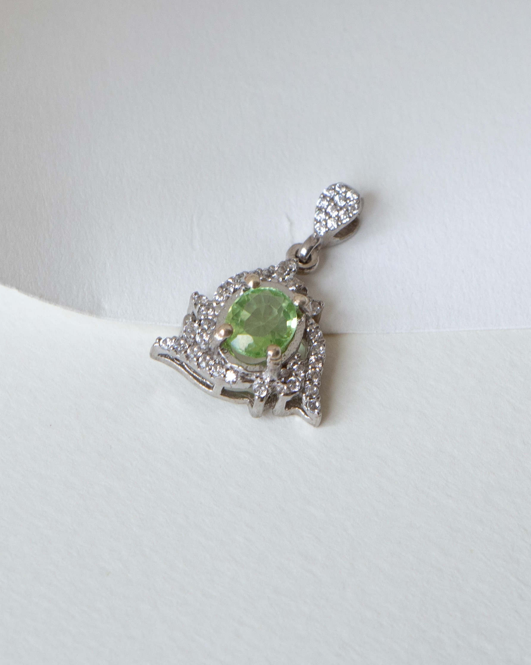 آویزنقره  زنانه زبرجد