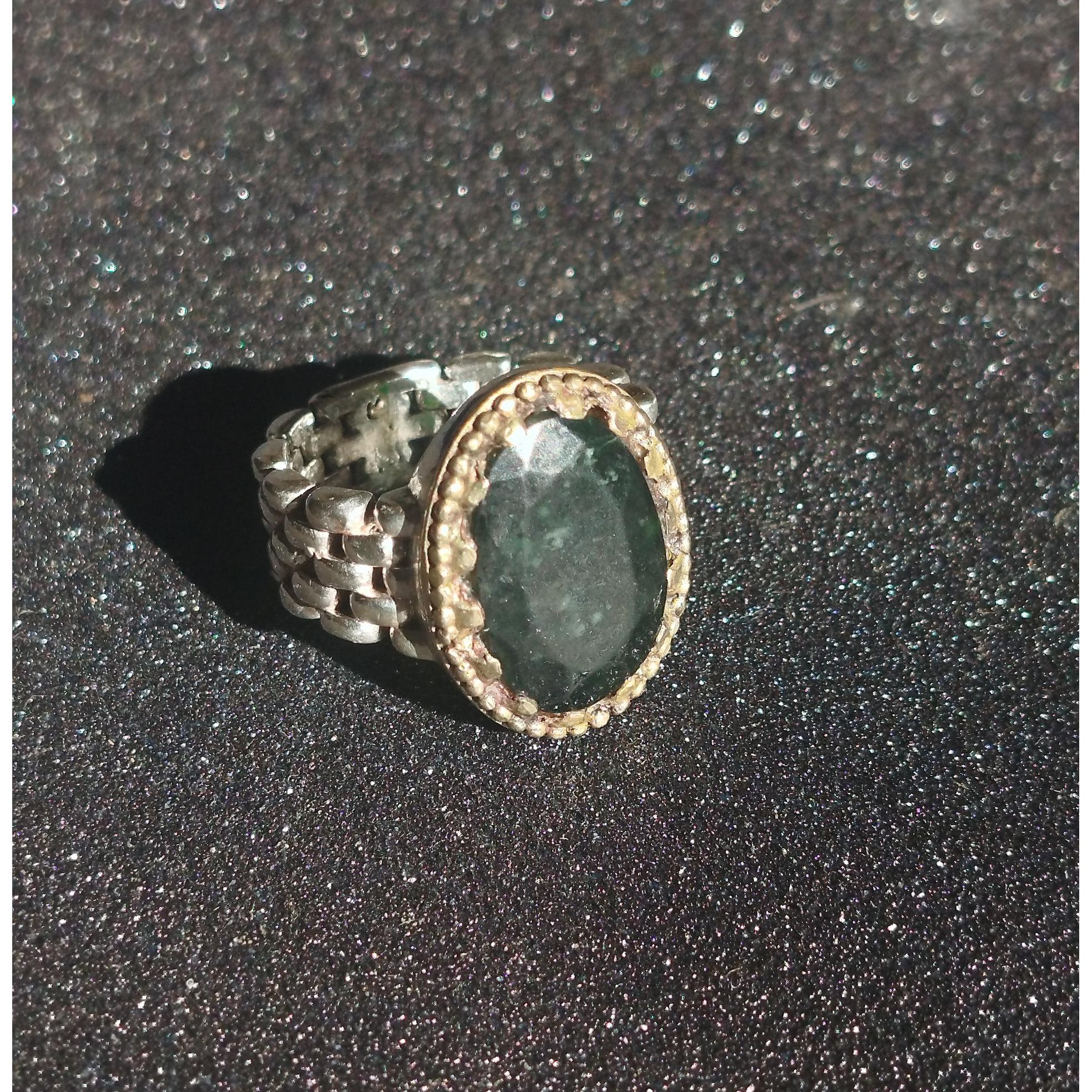 انگشتر یشم طرح رولکس نقره 925