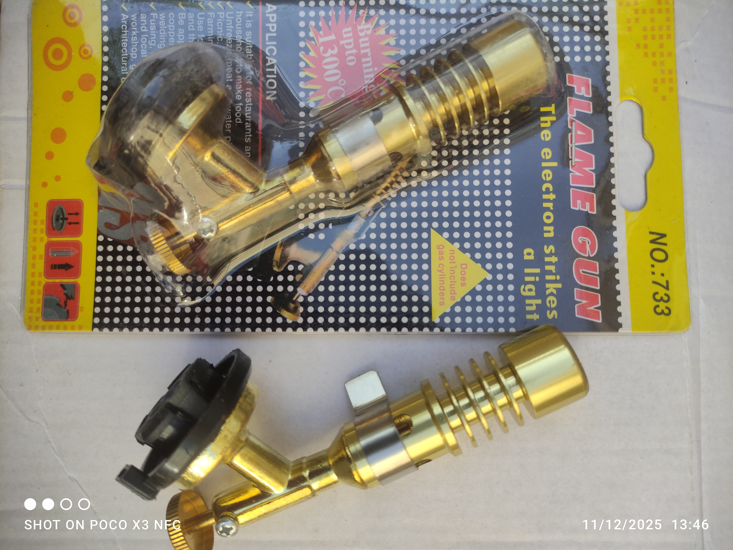 سرپیک برنجی کوچک