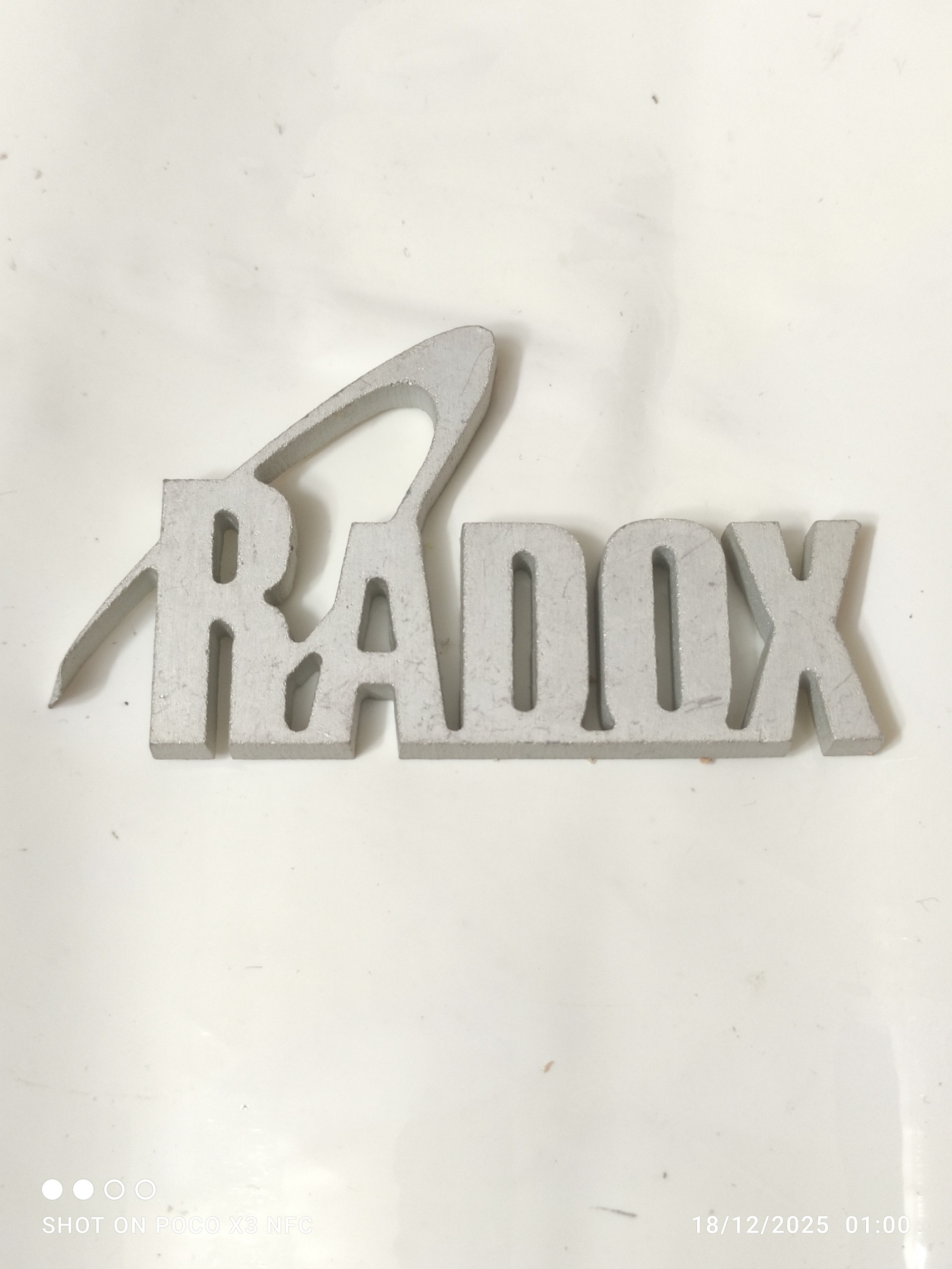 آرم RADOX فلزی