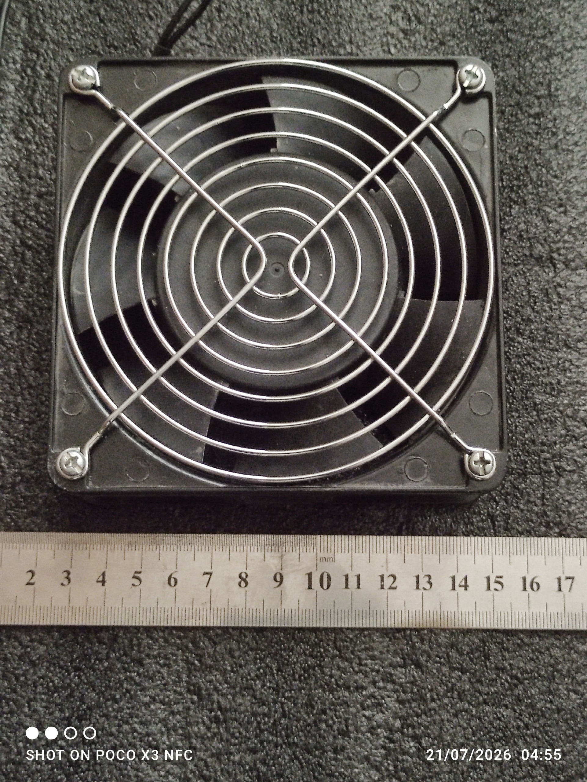 فن با قاب آلومنیومی Rotary Fan 220 ولتی