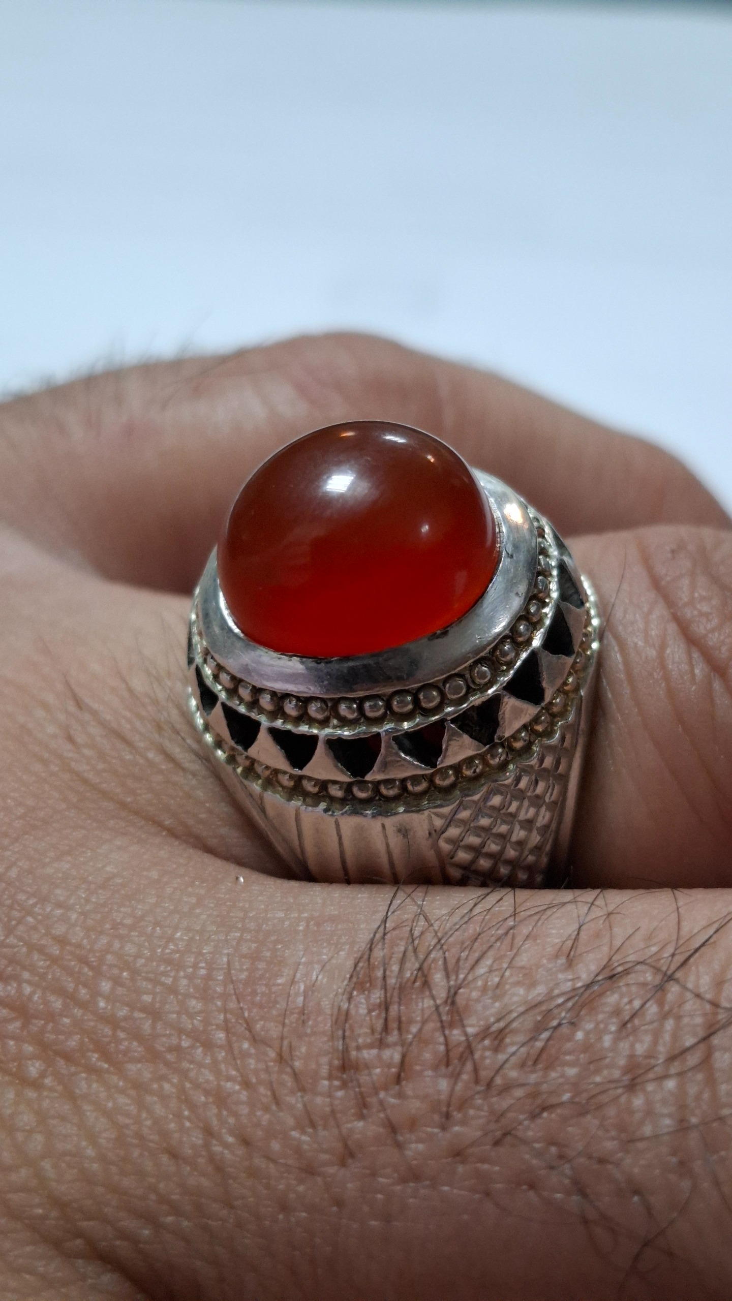 انگشتر عقیق رکاب صدوقی