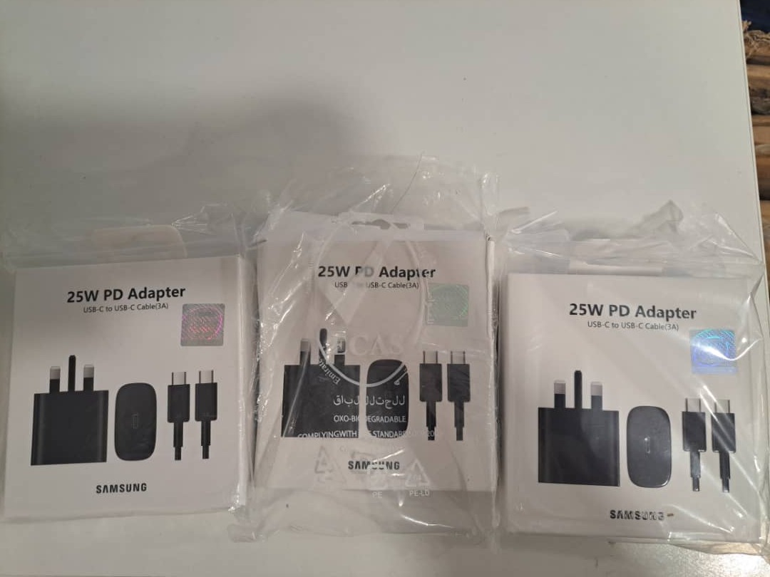 شارژر 25 وات سامسونگ با قابلیت pd سه پین