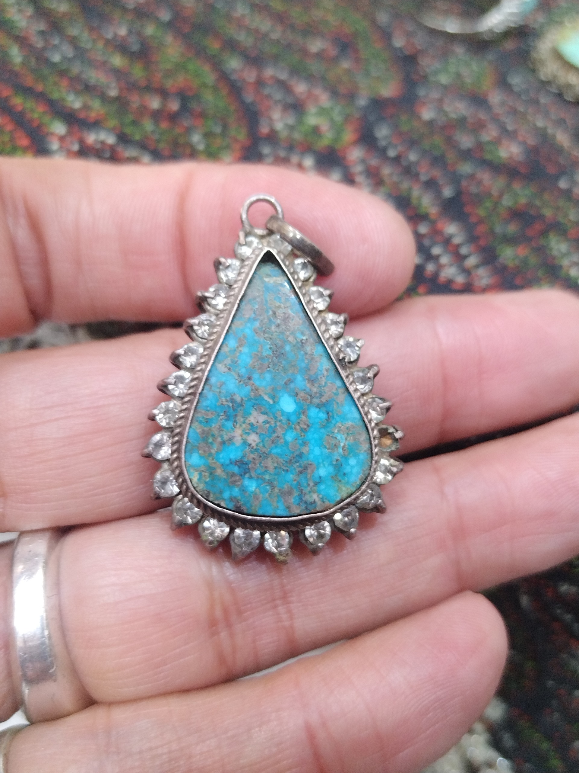 گردنبند کهنه خاص فیروزه محک