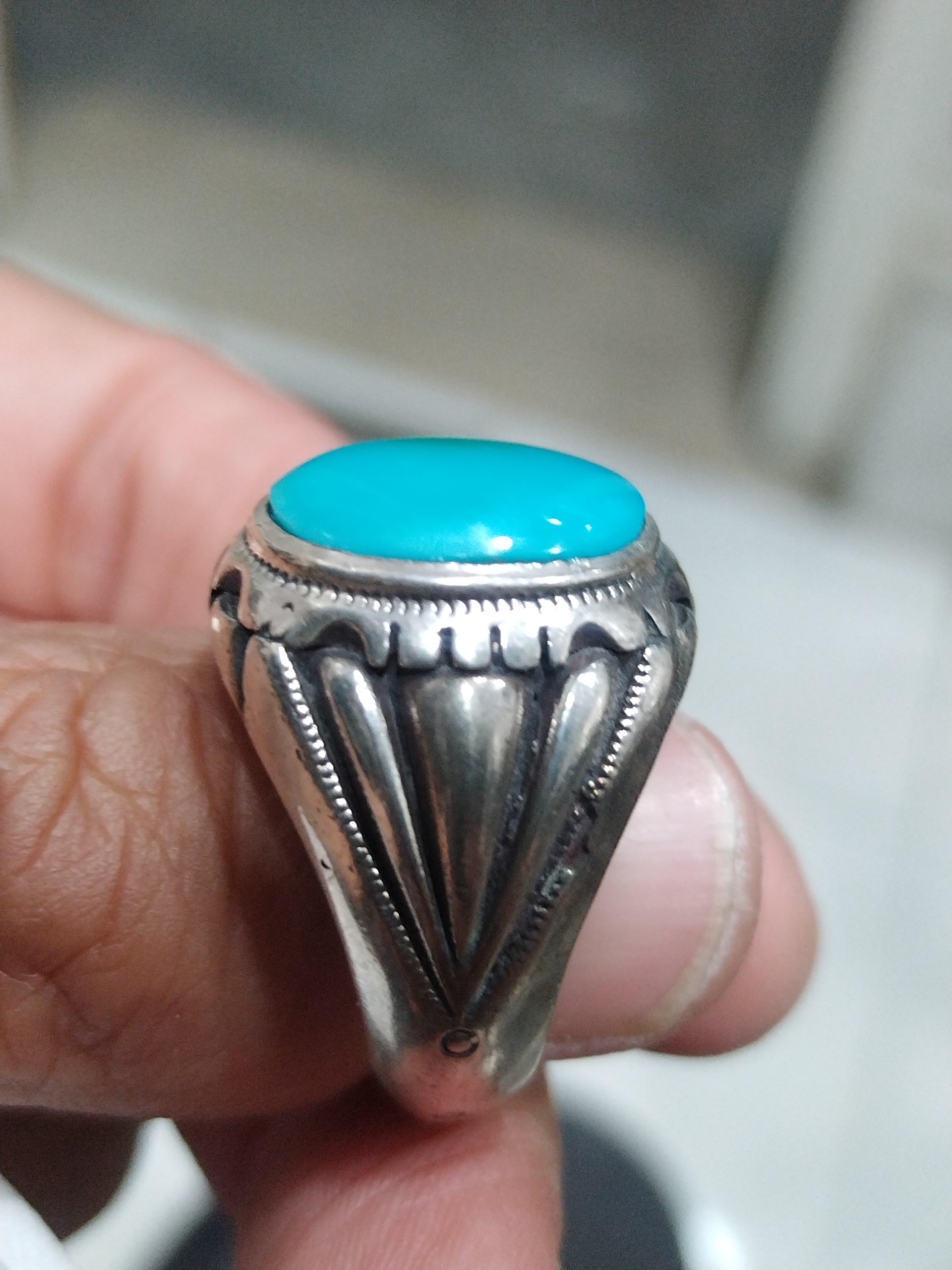 انگشتر فیروزه عجمی