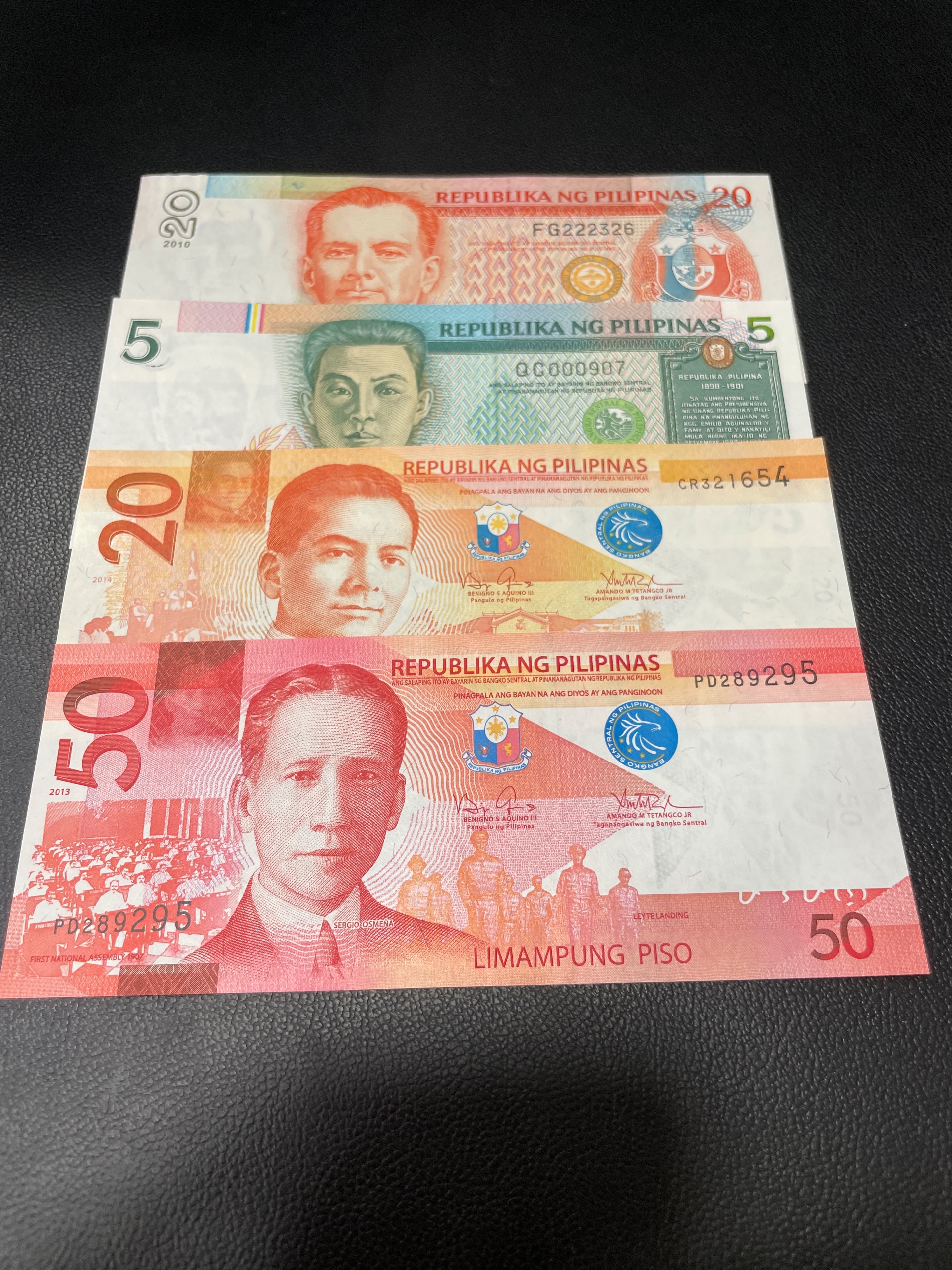 چهار اسکناس ارزشمند فیلیپین