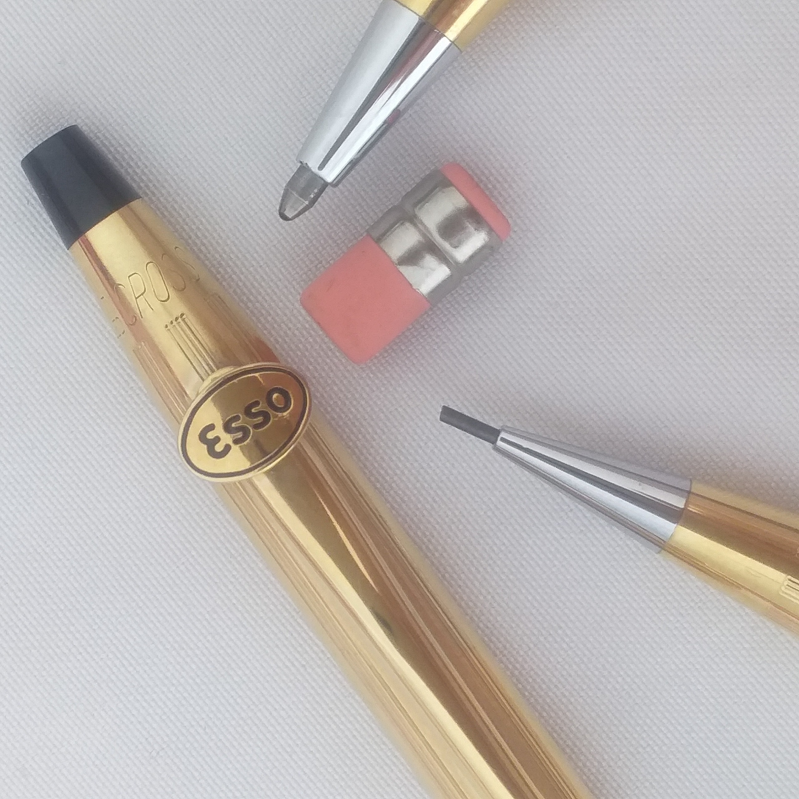 سِت خودکار و مداد نوکی روکش طلا (کِراس)