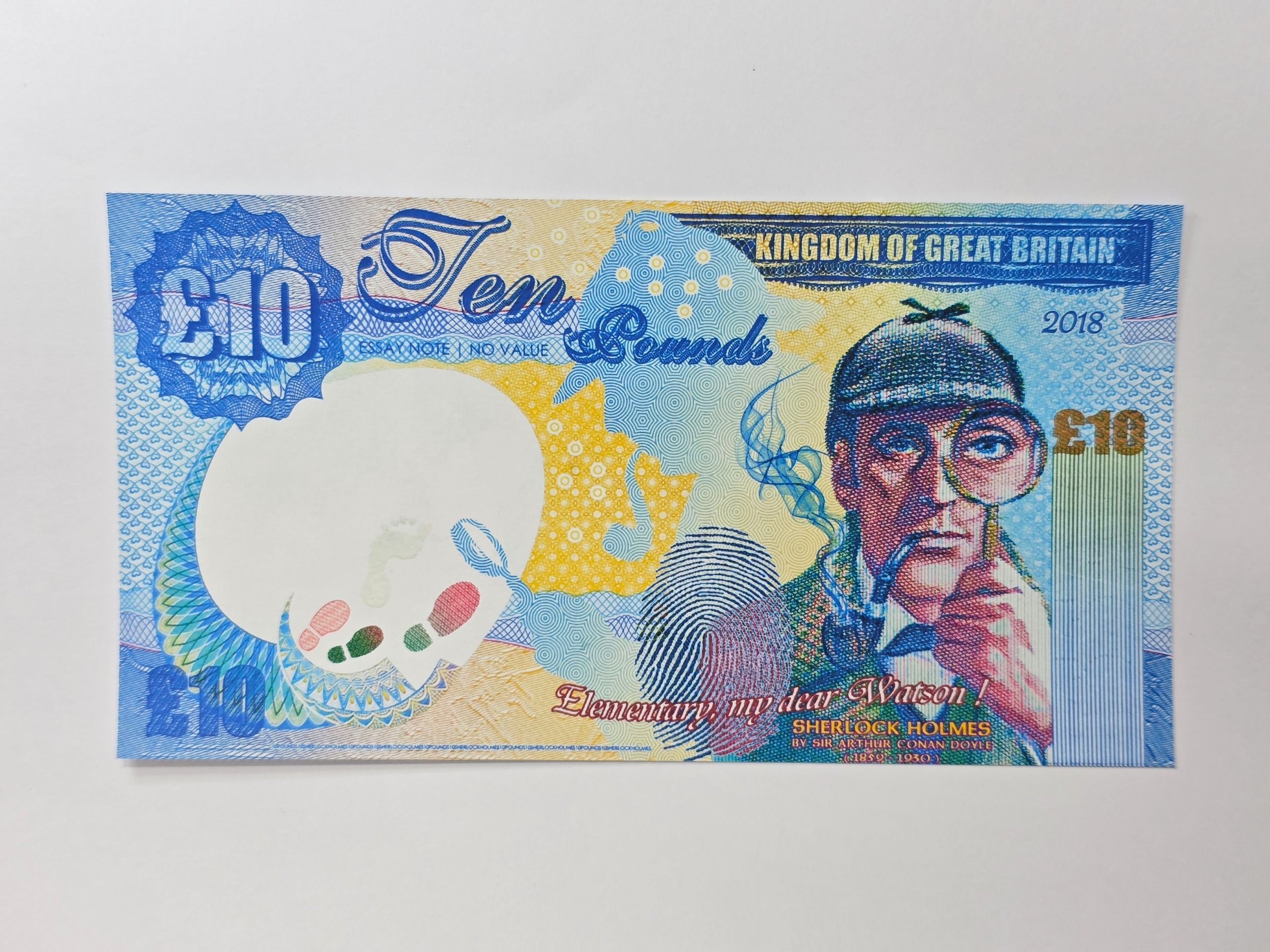 10 پوند (شرلوک هولمز) یه حالت شبه پلیمری دارد