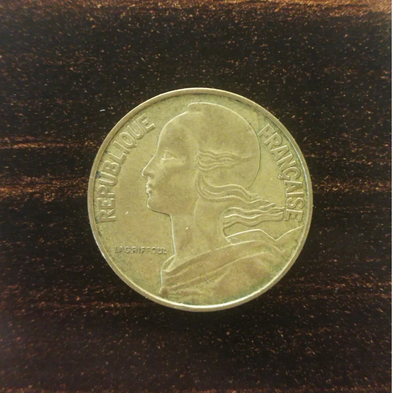 سکه 20 سانتیم الهه ماریان 1964