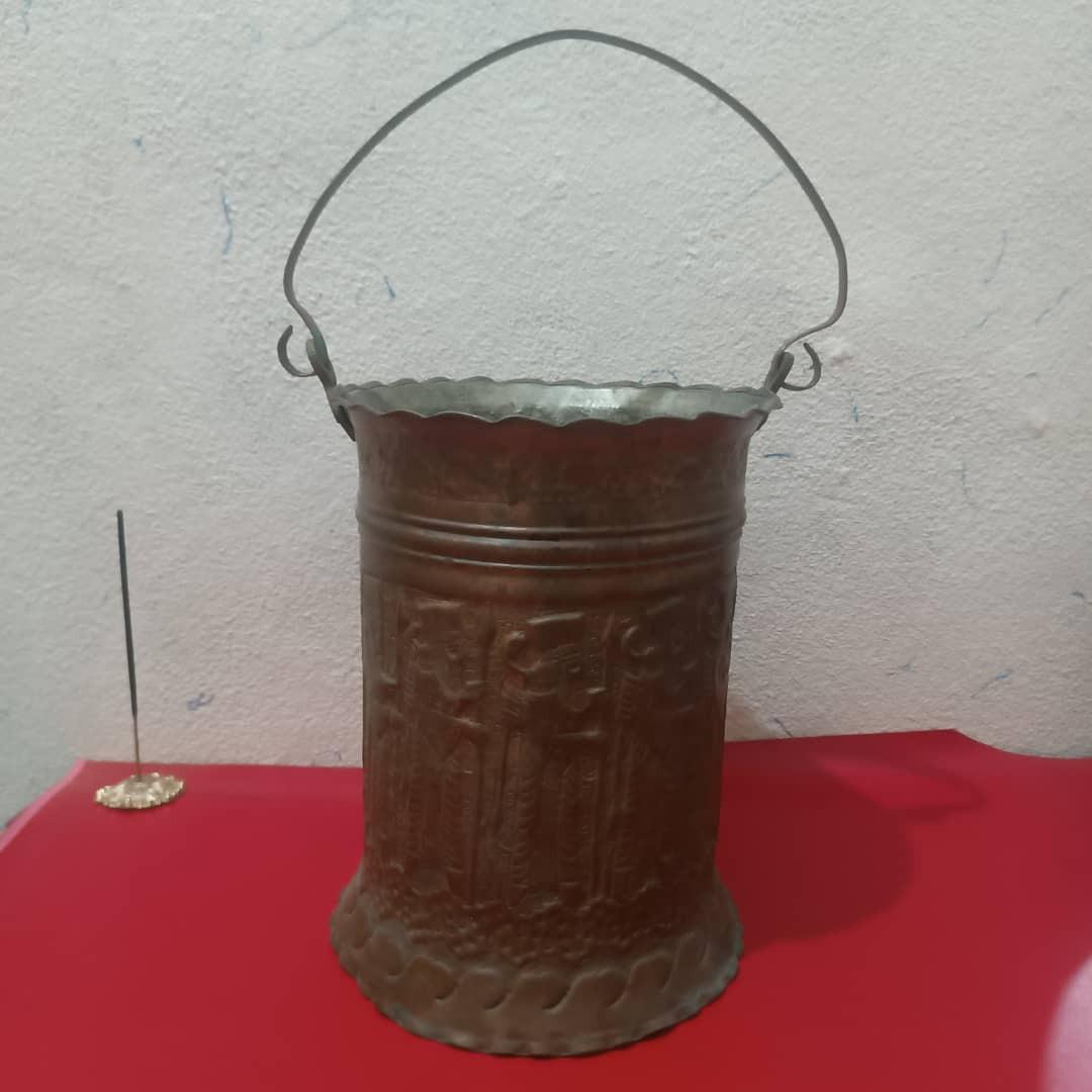 سطل مسی طرح هخامنشی