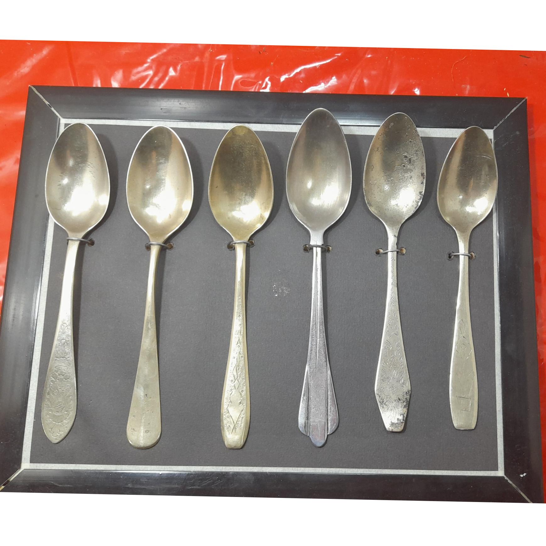 قاشقهای برنجی خیلی قدیمی