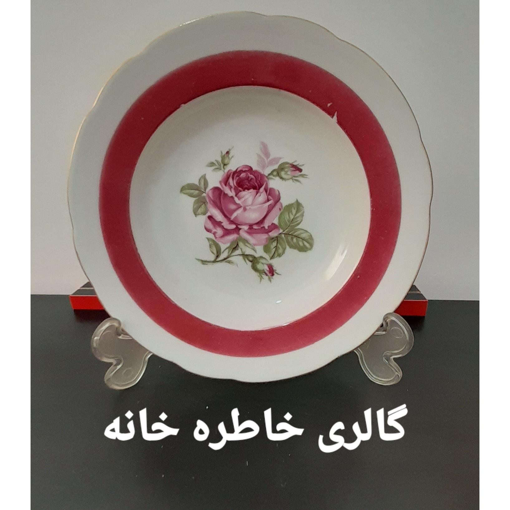 بشقاب چینی دیوارکوب قدیمی