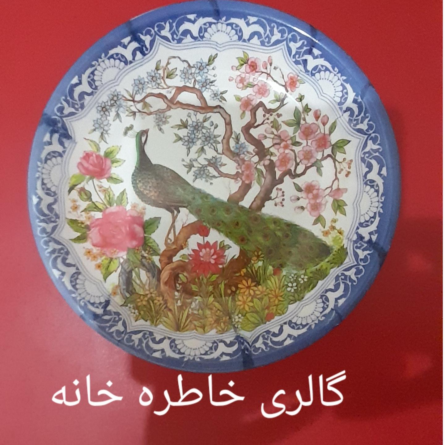 بشقاب دیوارکوب ملامین قدیمی