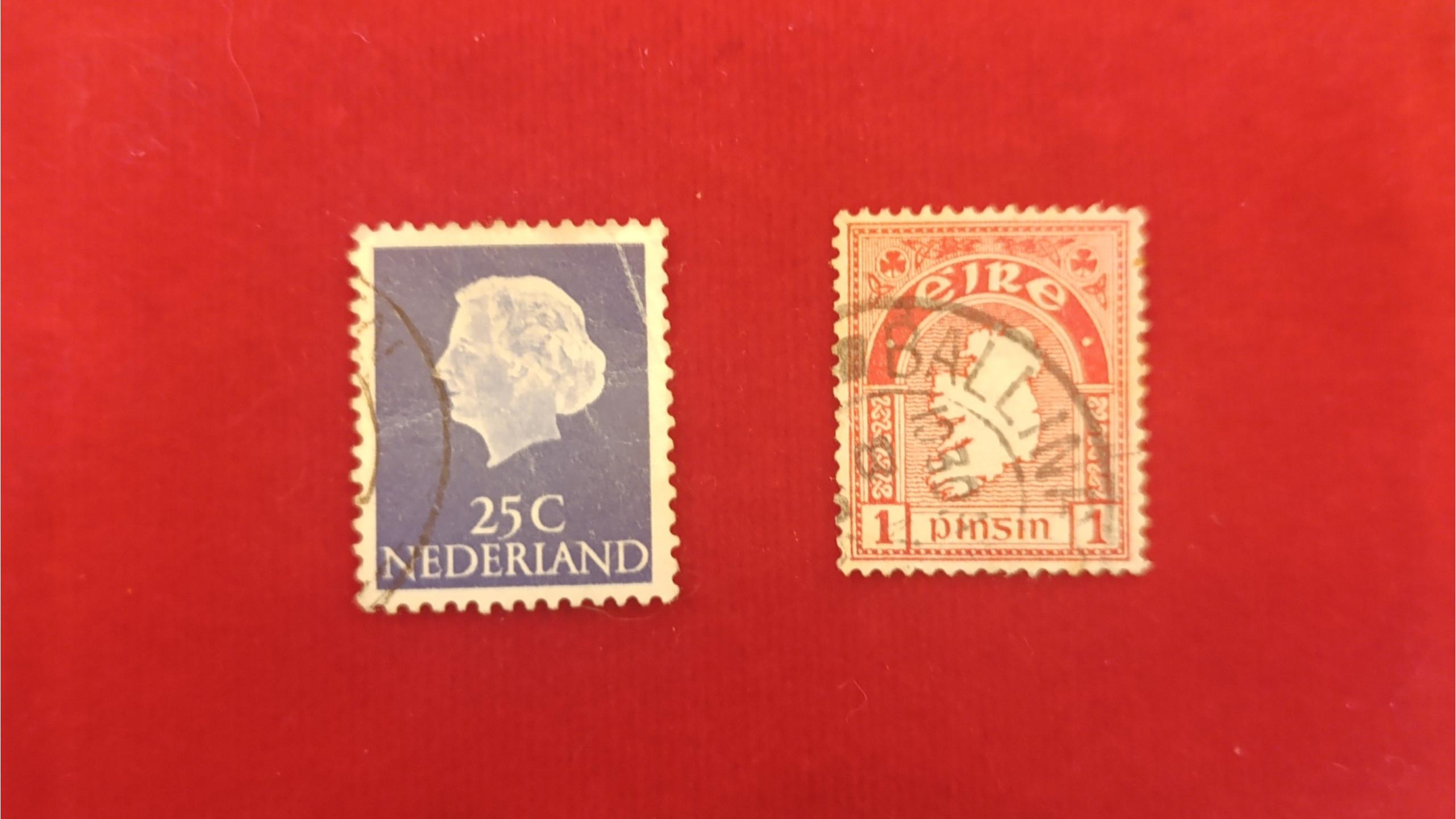 کد 104 و 105 (تمبر 103 ساله هند ) مهر خورده خارجی