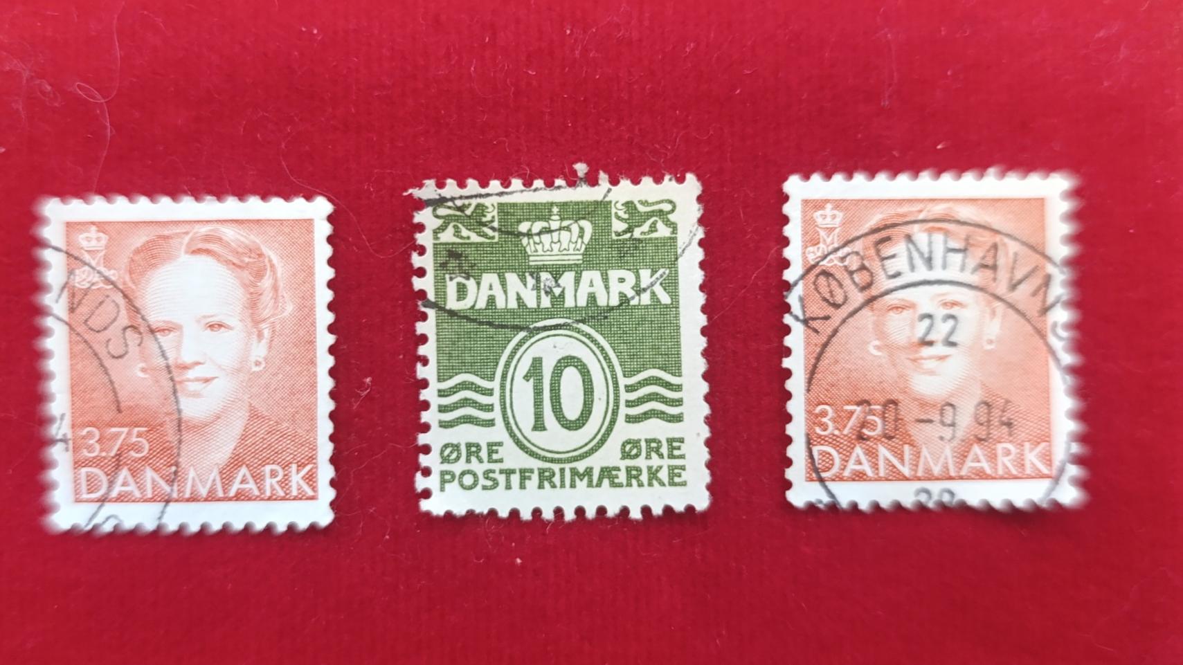 کد 100 و 101 تمبر خارجی مهر خورده توضیحات