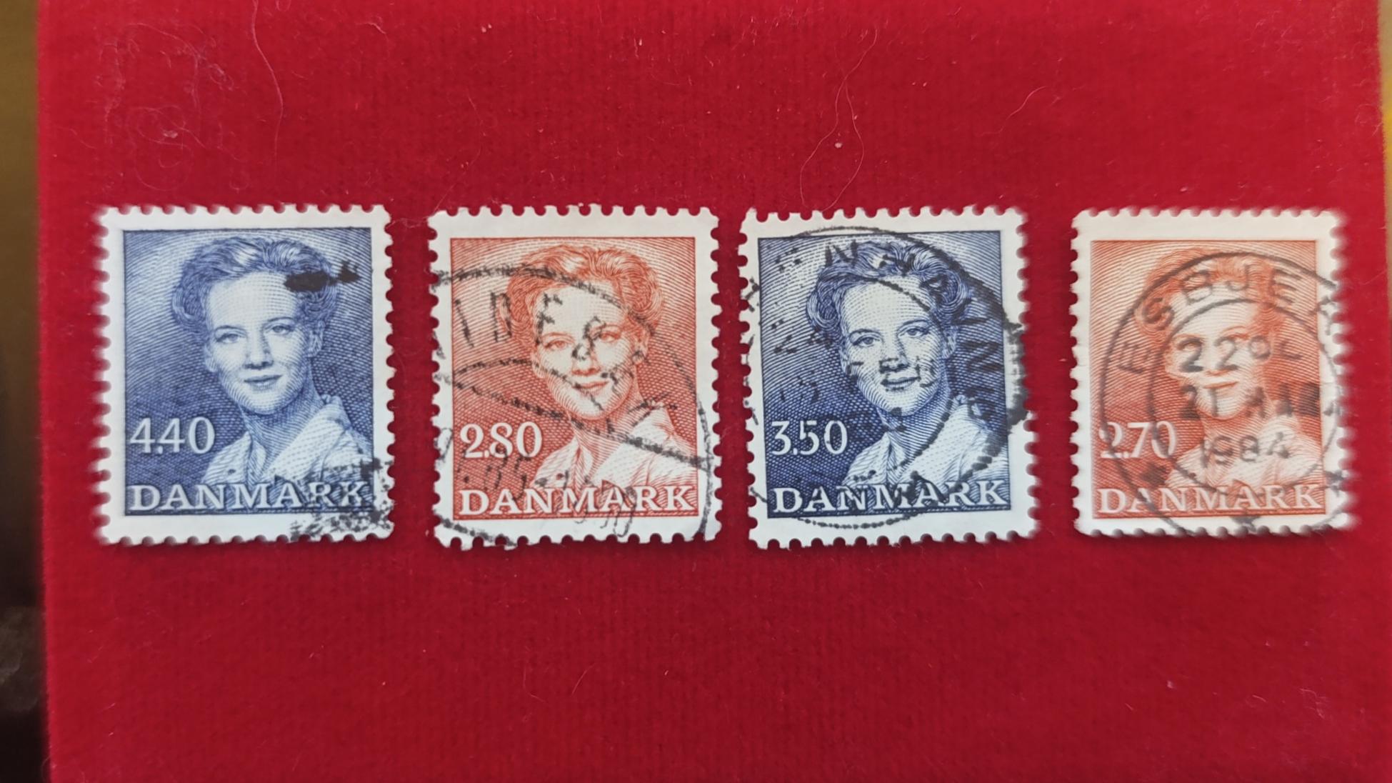 کد 93 و 92 تمبر مهر خورده خارجی