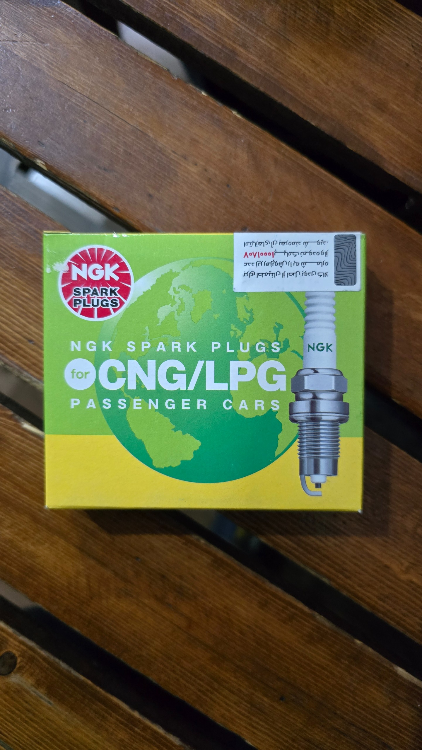 شمع NGK دوگانه سوز CNG LPG اصلی ژاپن