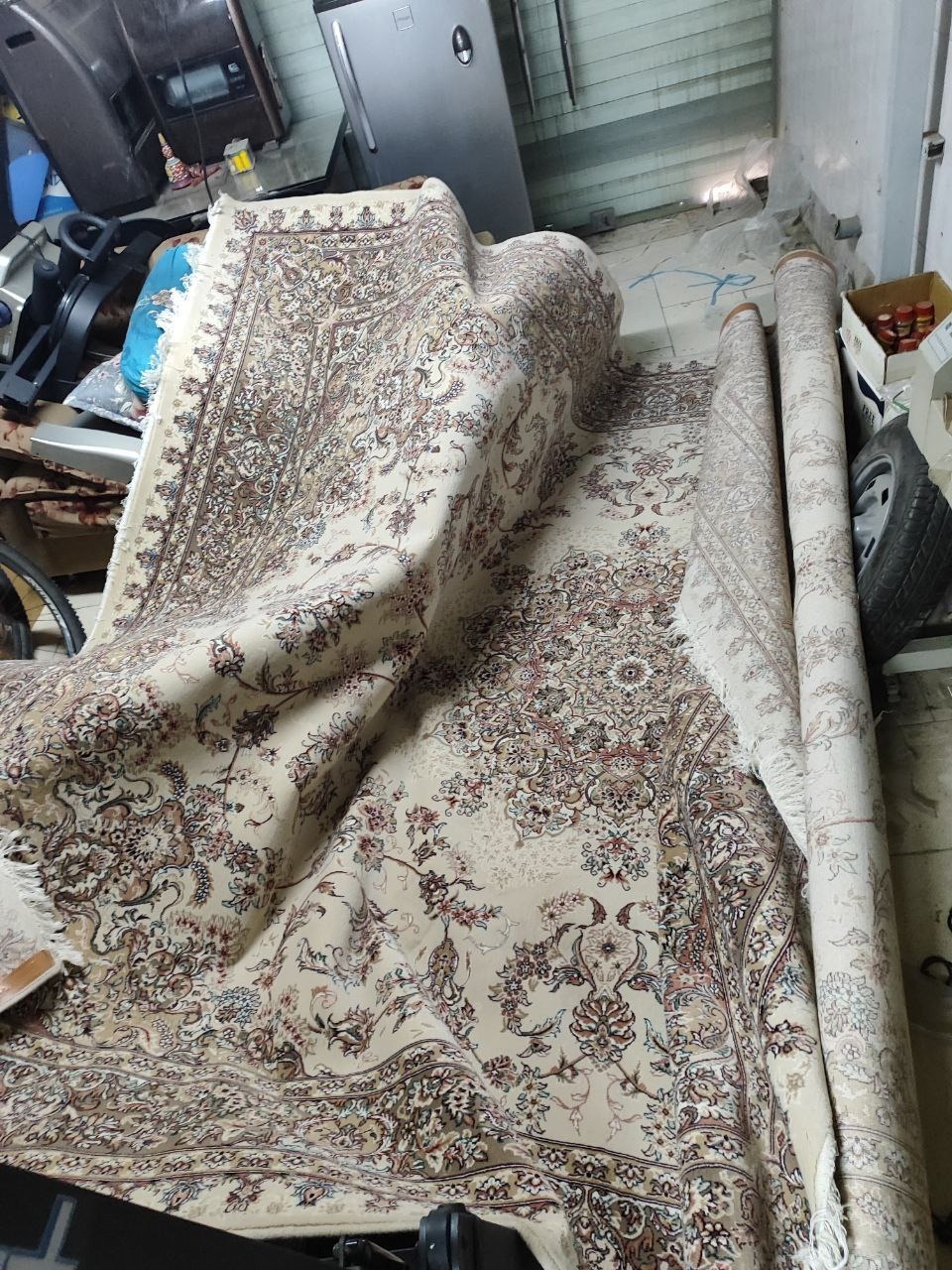 فرش ماشینی نگین ابریشم