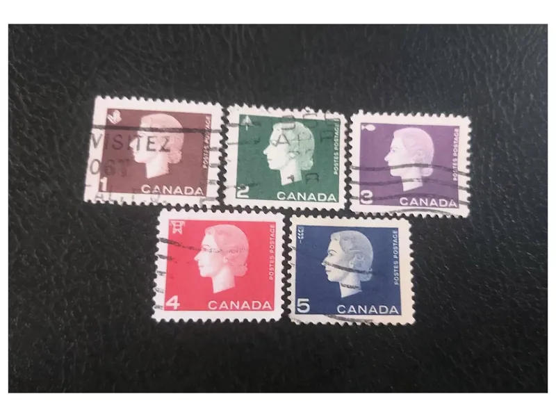 سری تمبر کلاسیک کانادا ملکه الیزابت