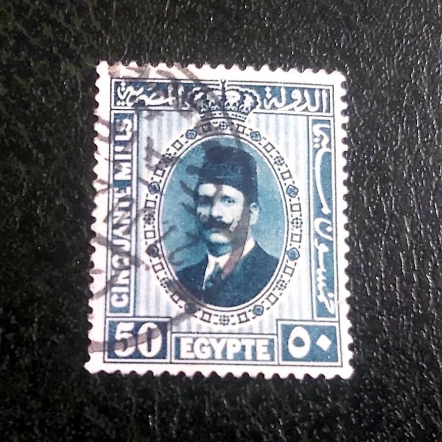 تمبر کلاسیک مصر ملک فواد سال 1927