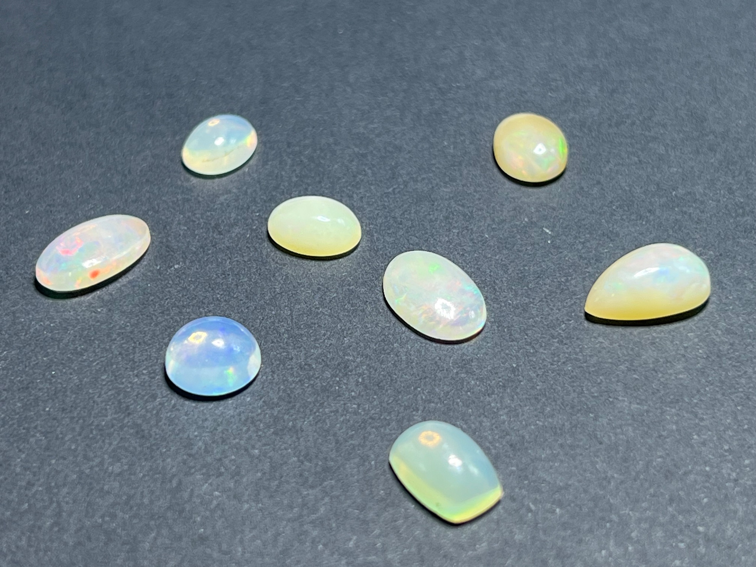 7 عدد اپال سفید استرالیا اصل