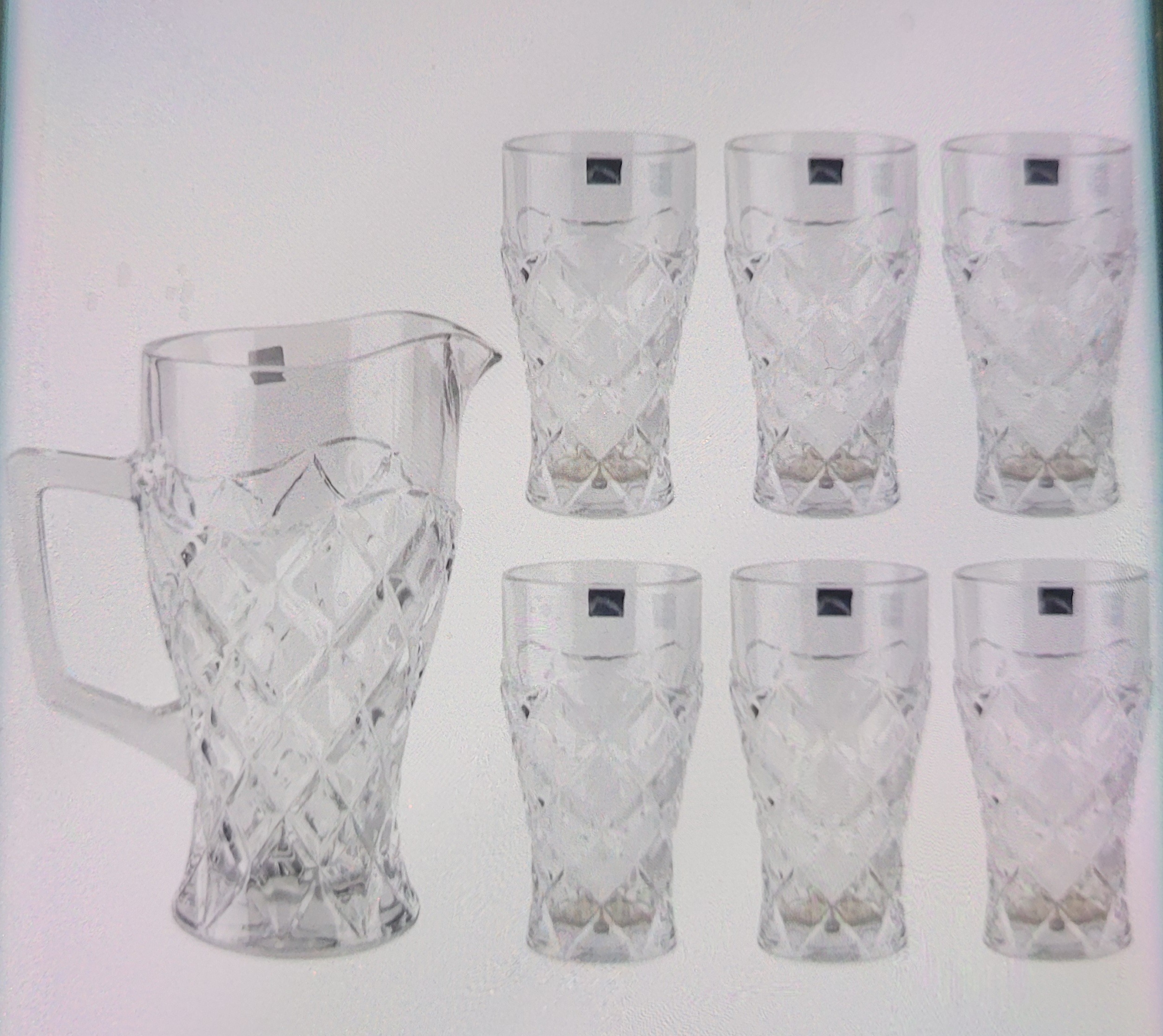 پارچ لیوان کریستال