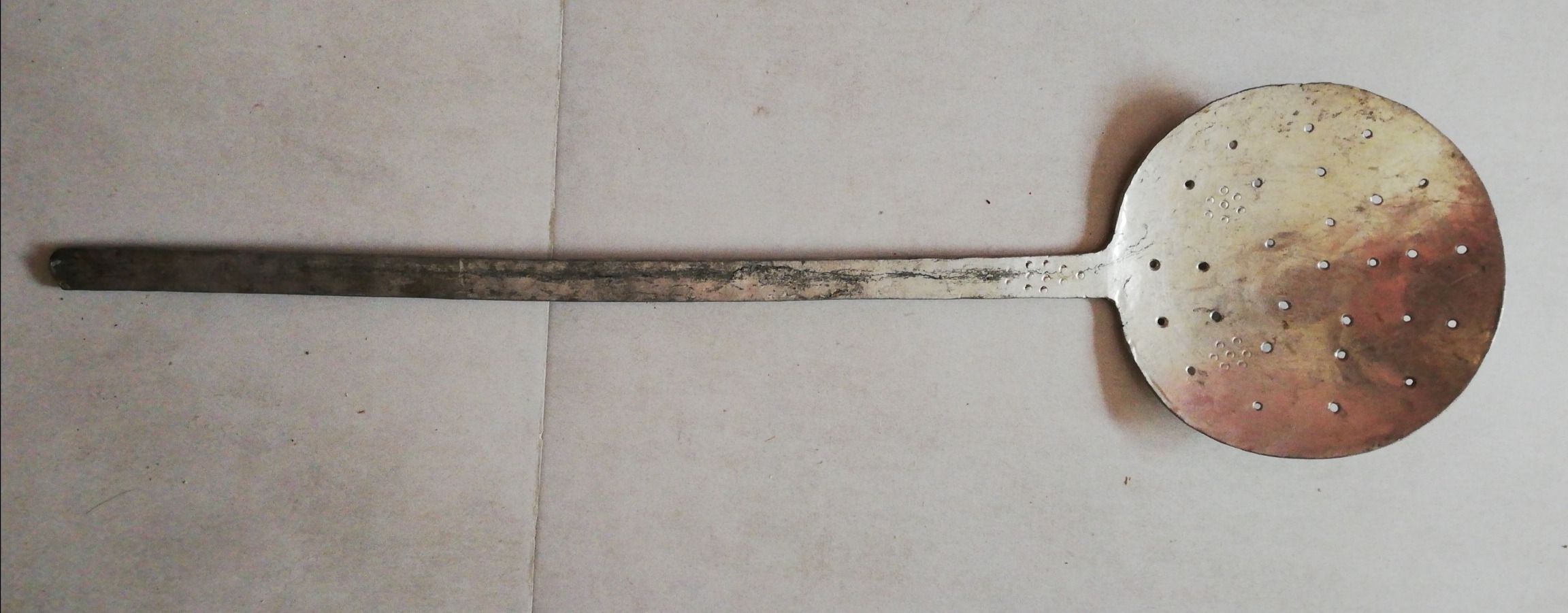 کفگیر کاملا مسی سایزه بزرگ