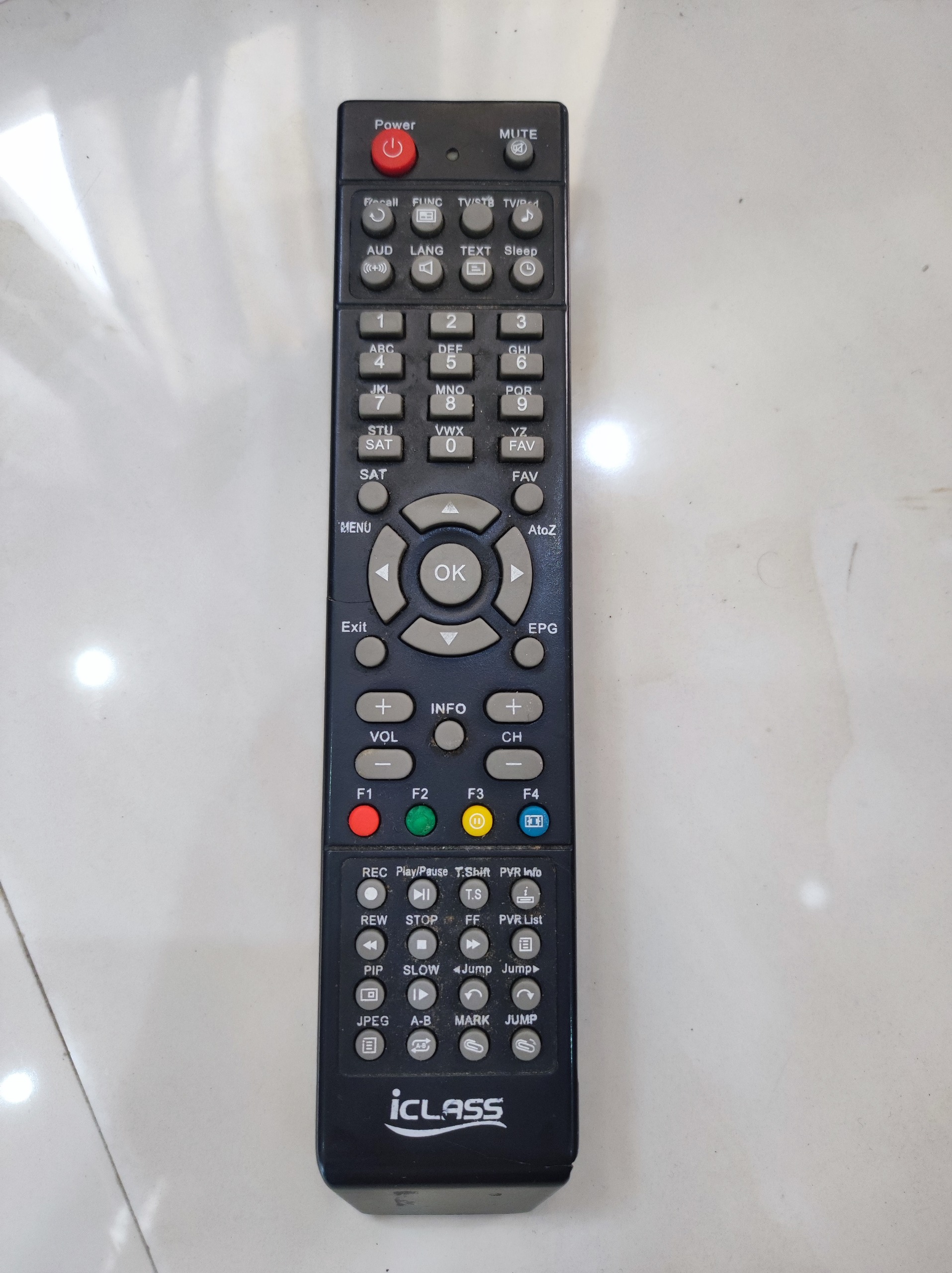 کنترل گیرنده iclass