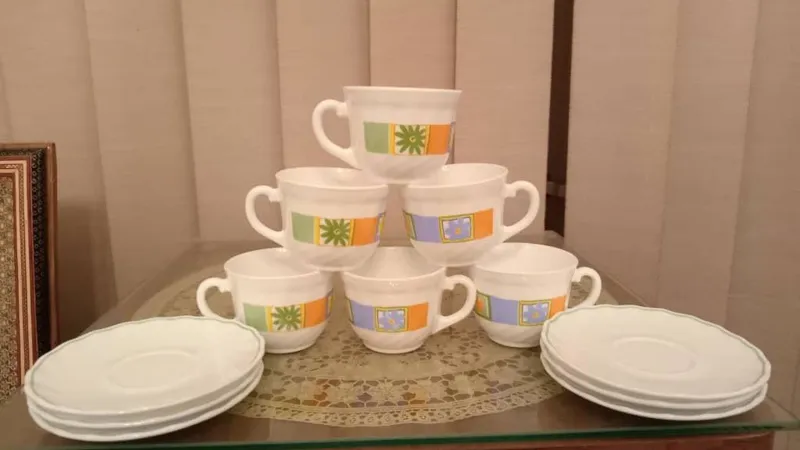 فنجان نعلبکی ارکوپال فرانسه