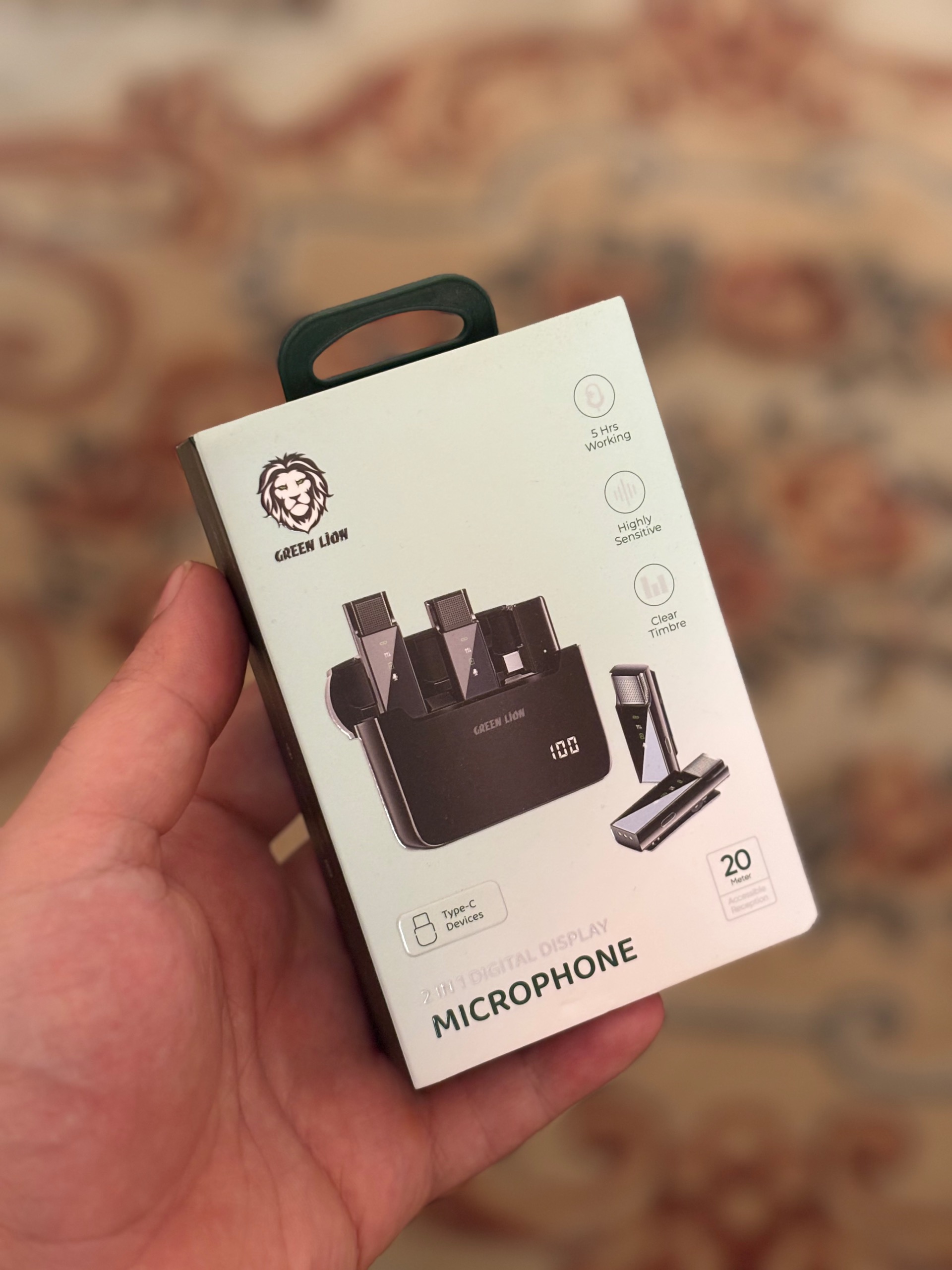 میکروفون تولید محتوا حرفه ای گرین لاین